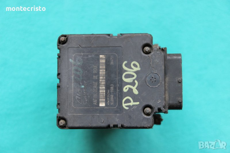 ABS модул Peugeot 206 (1998-2009г.) 10.0948-1108.3 / 10094811083 / 96 325 394 80 / 9632539480, снимка 1