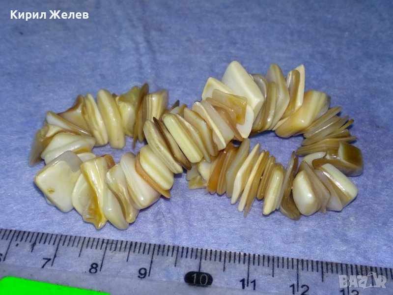 ХИПАРСКА ЛЯТНА ПЛАЖЕН СТИЛ ГРИВНА от МИДИЧКИ СЕДЕФ ХЕНД МЕЙД АРТ БИЖУ 37131, снимка 1