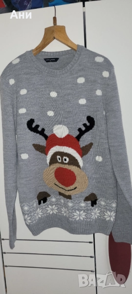 Коледен пуловер М размер, снимка 1