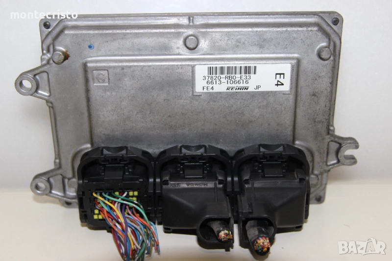 Моторен компютър Honda Jazz (2008-2011г.) 37820-RB0-E33 / 37820RB0E33 / 6613-106616 / 6613106616, снимка 1