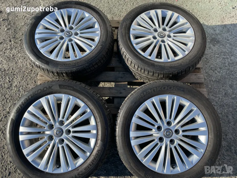 17 джанти 5х115 Opel Zafira ОПел Зафира 7J et44 225/50/17 Hankook 2022, снимка 1