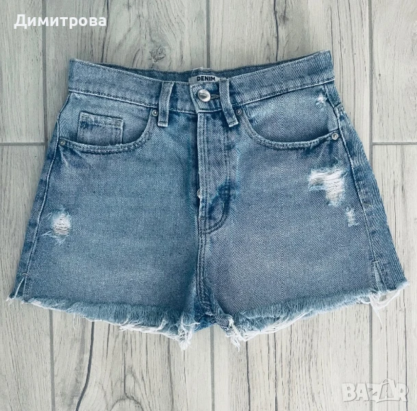 Denim къси панталонки, снимка 1