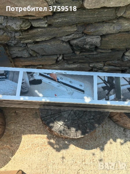 Плосък стенен сифон за баня, снимка 1