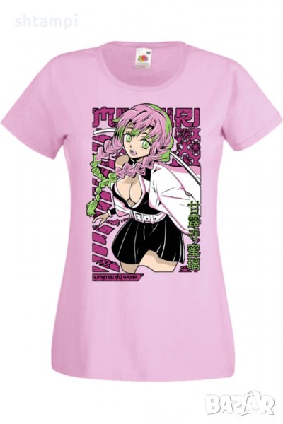Дамска тениска Аниме Манга Demon Slayer Kanroji Mitsuri,Анимация,игра,Празник,Повод., снимка 1