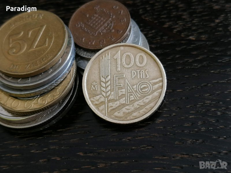 Монета - Испания - 100 песети (FAO) | 1995г., снимка 1