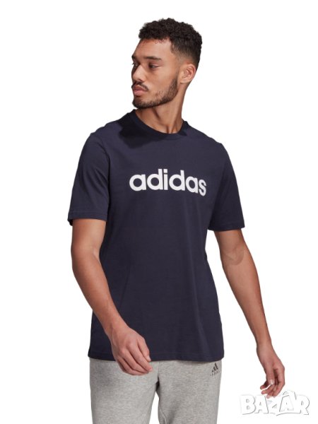 ADIDAS SPORTSWEAR Тениска Essentials Embroidered Linear Logo, снимка 1