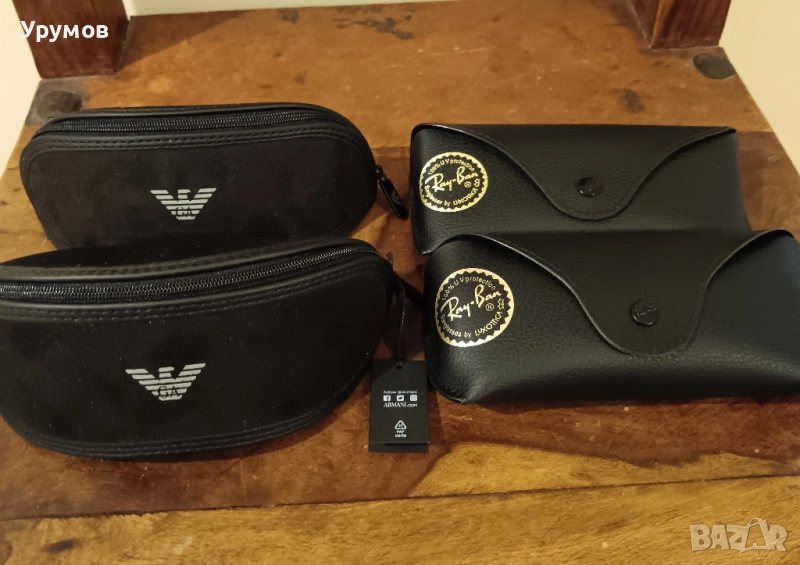 Нови оригинални калъфи за очила Ray Ban, Armani, снимка 1
