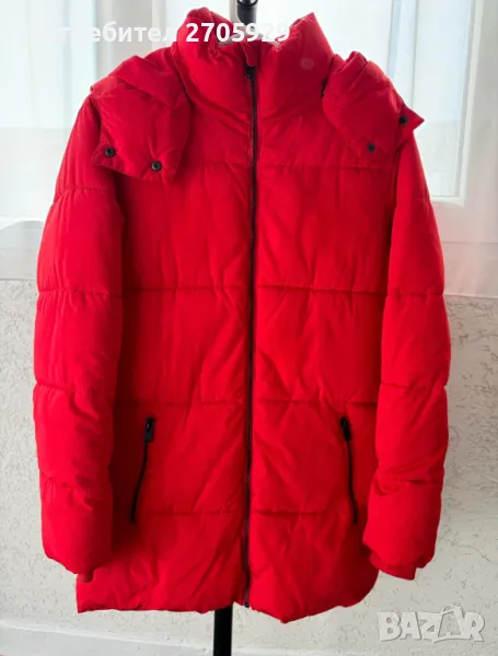 Cubus червено зимно яке, размер XS става и за XS/S, снимка 1