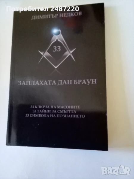 Заплахата Дан Браун Димитър Недков Стандарт 2009 г меки корици , снимка 1