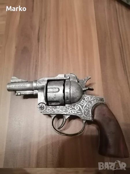 античен английский кабзен пистолет , снимка 1