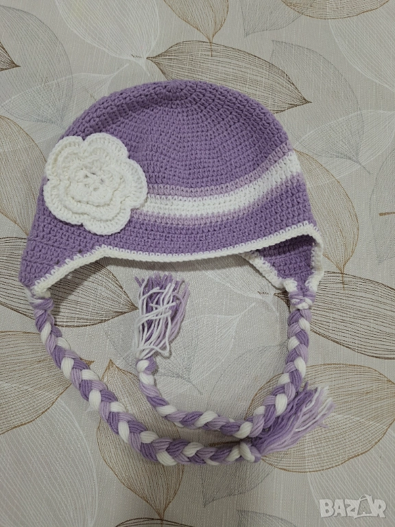 Шапка за бебе момиче.Размер 12-18м, снимка 1