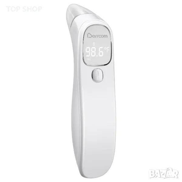 Berrcom термометър за чело и уши за възрастни и деца, цифров инфрачервен,Безконтактен,LED дисплей, снимка 1