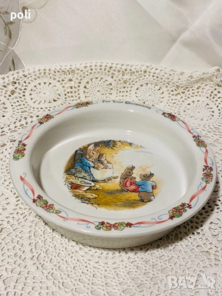 порцеланова купа зайчето Питър , снимка 1
