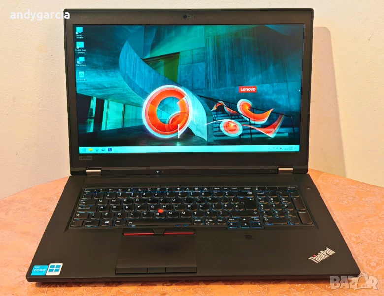 Lenovo ThinkPad P73/Core i7-9750H/16GB RAM/512GB SSD/NVidia Quadro T2000 4GB/17.3 FHD IPS, снимка 1
