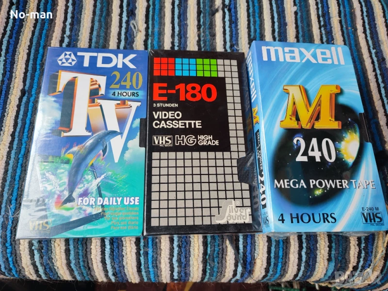 Продавам съвсем нови маркови видео касети - празни за презапис, снимка 1