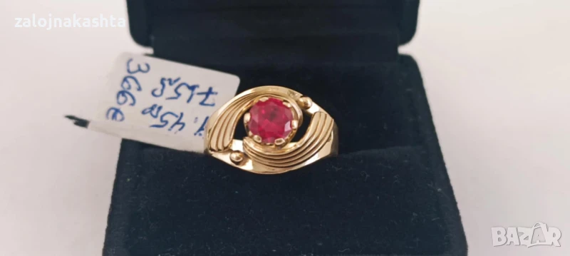 Руски Златен пръстен-4,45гр/14кр, снимка 1