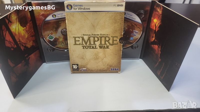 EMPIRE: Total War Special Forces Edition Games for Windows PC DVD 2 Диска, снимка 1