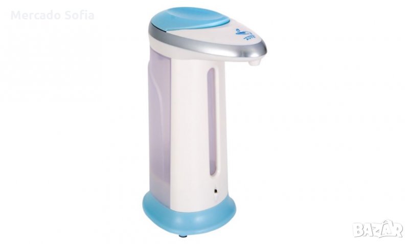 Дозатор със сензор за движение Бяло Синьо 400 мл , снимка 1