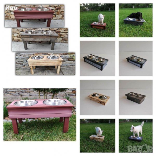 Купи за храна,Купи със стойка,купички - куче ,коте, снимка 1