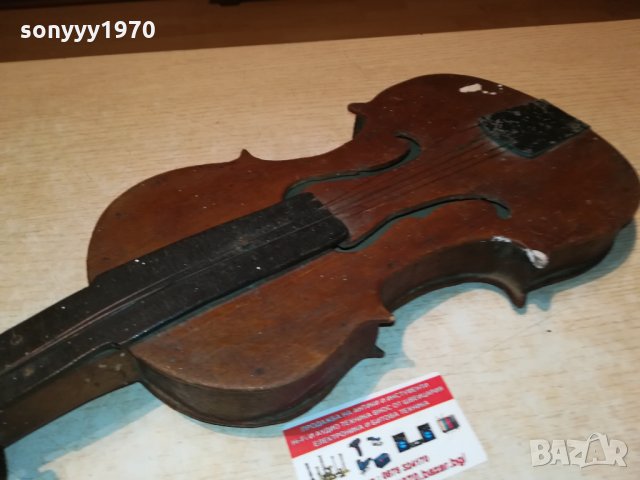 ПОРЪЧАНА-цигулка антика за стена в заведение 1809212103, снимка 2 - Антикварни и старинни предмети - 34177381