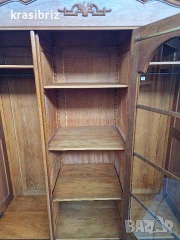 Античен Масивен Гардероб-внос от Германия!, снимка 5 - Гардероби - 51777925