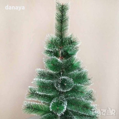 4203 Изкуствена коледна елха със заскрежени връхчета, 90см, снимка 2 - Декорация за дома - 42669964