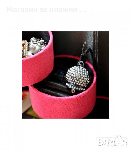 КОКЕТНА КУТИЯ ЗА БИЖУТА, ЦИЛИНДЪР НА ТРИ НИВА - код 1937, снимка 4 - Други - 33969497