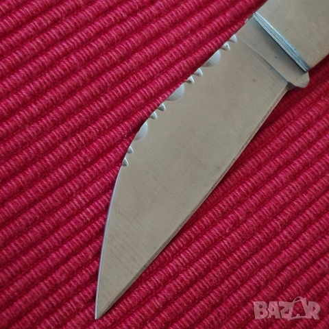 Джобно ножче с дървени чирени. , снимка 9 - Ножове - 53143716