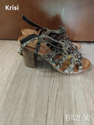 Дамски сандали с ток, снимка 3 - Дамски обувки на ток - 44724917