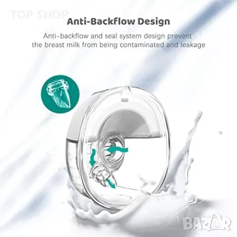 Нова Преносима електрическа помпа за кърма 4 режима 9 нива 180ml, снимка 6 - Помпи за кърма - 50015941