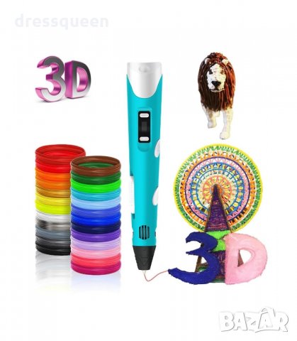3087 3D Писалка за рисуване и моделиране, снимка 5 - Рисуване и оцветяване - 34248551