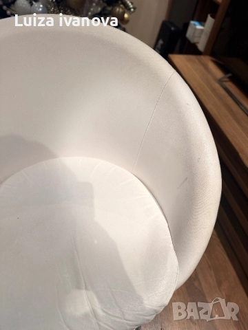 Въртящ стол подходящ за тоалетка за грим, снимка 4 - Столове - 52617763