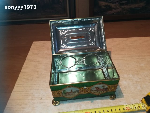 поръчана-метална кутия/касичка-внос франция 1702211804, снимка 7 - Антикварни и старинни предмети - 31854182