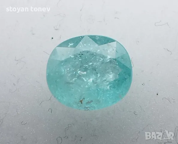 Параиба турмалин в красив син цвят - 2.22кт.! Нов! Сертифициран!, снимка 7 - Други - 47974673