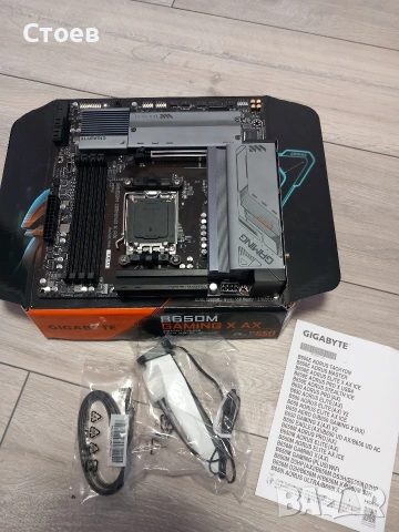 Продавам Дънна платка GIGABYTE B650M GAMING X AX, снимка 3 - Дънни платки - 53054626