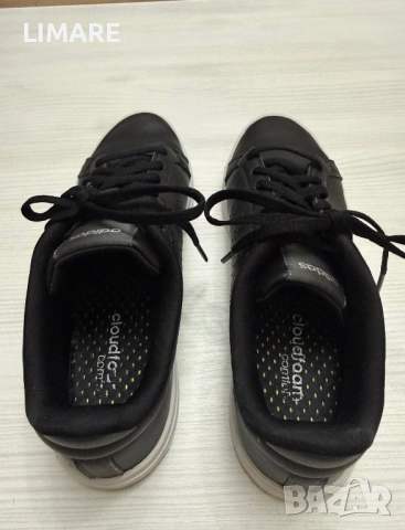Дамски черни кецове Adidas cloudfoam comfort , снимка 4 - Кецове - 53099568