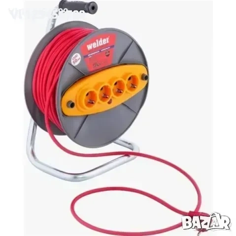 Макара за ток WELDER с многожилен кабел 50 м 3X2.5 кв