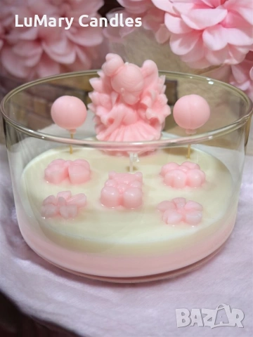 Свещ “ Розова нежност”