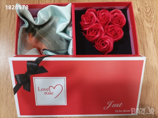 Комплект сапунени рози , снимка 3 - Подаръци за жени - 44275922