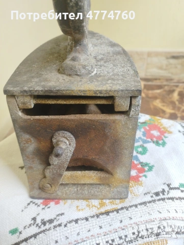 Старинна ютия на жар , снимка 7 - Антикварни и старинни предмети - 54279390
