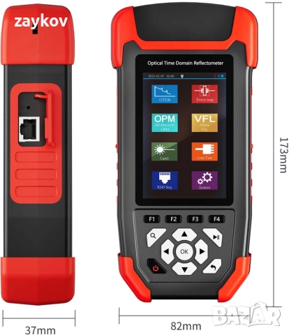NOYAFA NF-981 OTDR тестер за оптични влакна с визуален локатор , снимка 2 - Други инструменти - 52424817