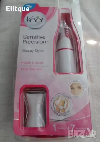 💖 Дамски тример Sweet 5+1 TV475-C (реплика на Veet 5+1), снимка 2 - Други - 53265219