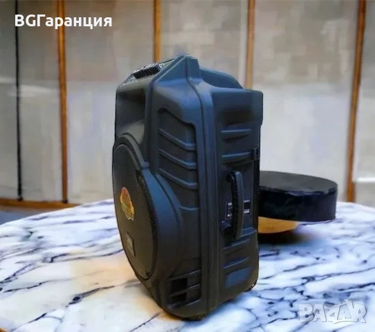 Нова Мощна Караоке Тонколона с 2 безжични микрофони, снимка 7 - Тонколони - 52026807