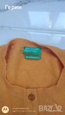  Дънки блуза Kalvin Clein Benetton, снимка 6 - Блузи с дълъг ръкав и пуловери - 52409351