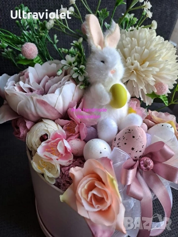 Великденска композиция , снимка 5 - Декорация за дома - 54005049