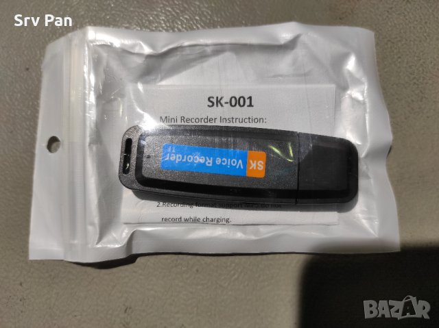 SK-001 TF Card USB Digital Audio Voice Recorder , снимка 1 - Друга електроника - 35259689