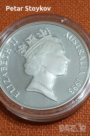 Голяма сребърна монета., снимка 2 - Нумизматика и бонистика - 52283191