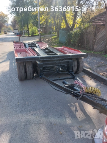 Атовозно ремърке с ниска товарна площадка, снимка 3 - Ремаркета - 52263600