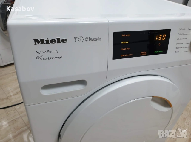 UK Miele T1 Active Family Сушилня с Термопомпа Миеле 12м Гаранция, снимка 3 - Сушилни - 53980143