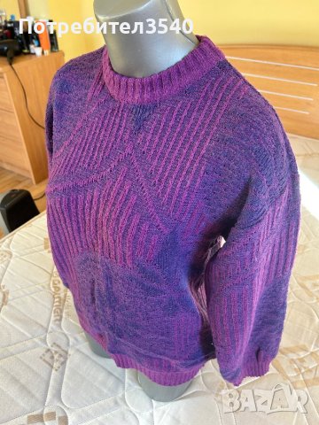 Лилав дамски пуловер, снимка 6 - Блузи с дълъг ръкав и пуловери - 44194707